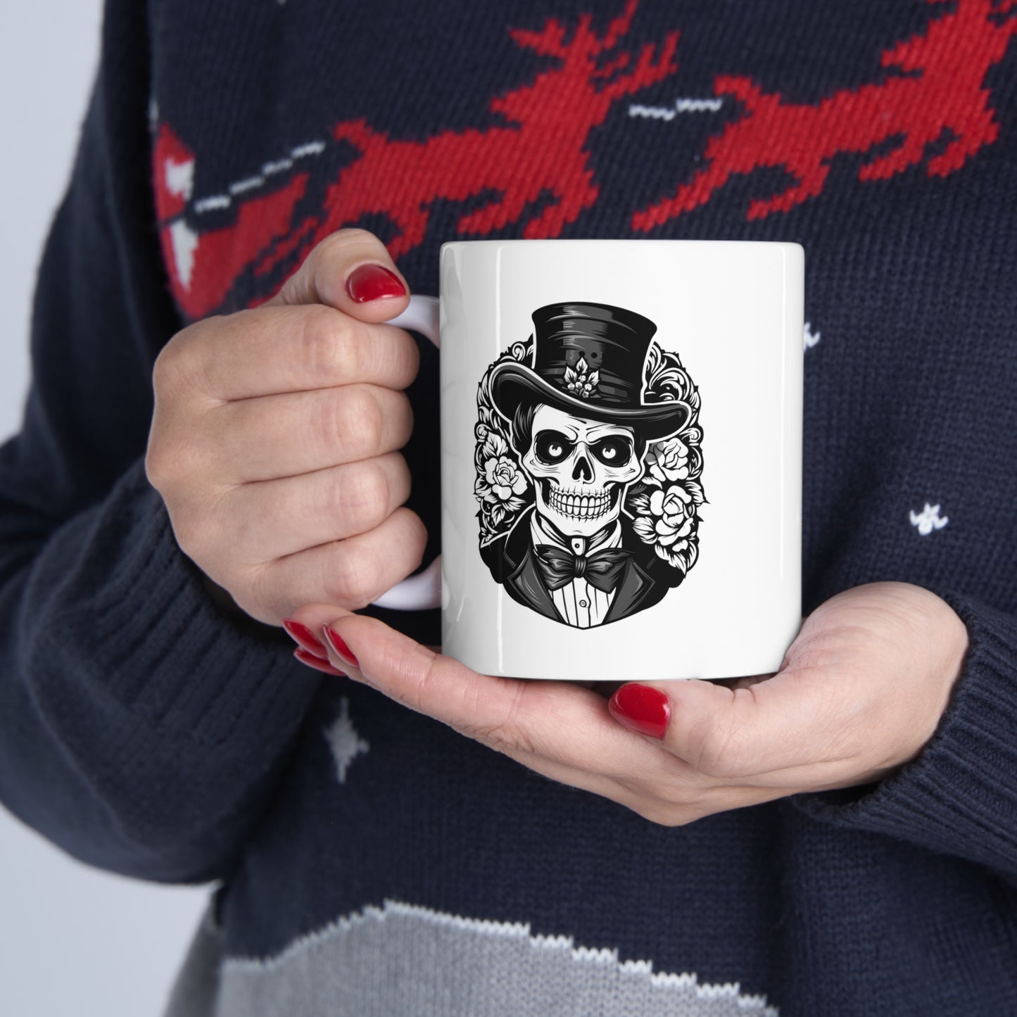 Boy Skeleton Ceramic Mug 11oz