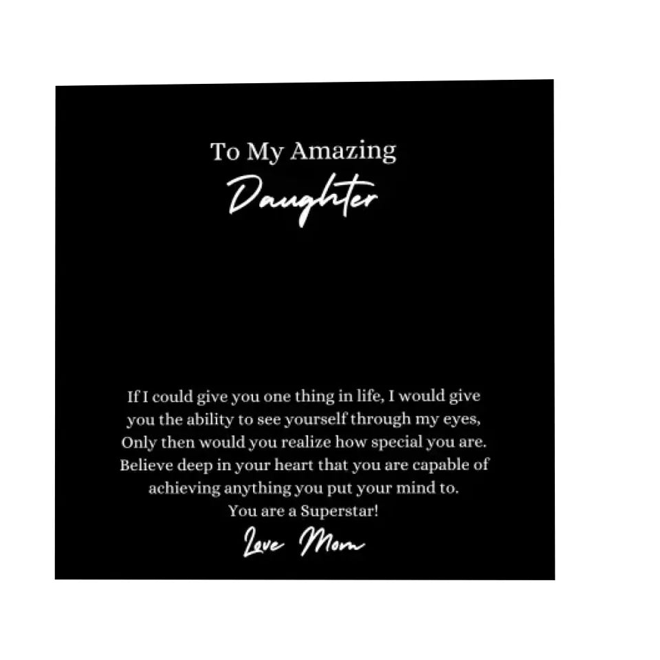 TO DAUGHTER FROM MOM - 2