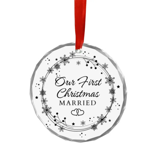 Our First Christmas Married Ornament