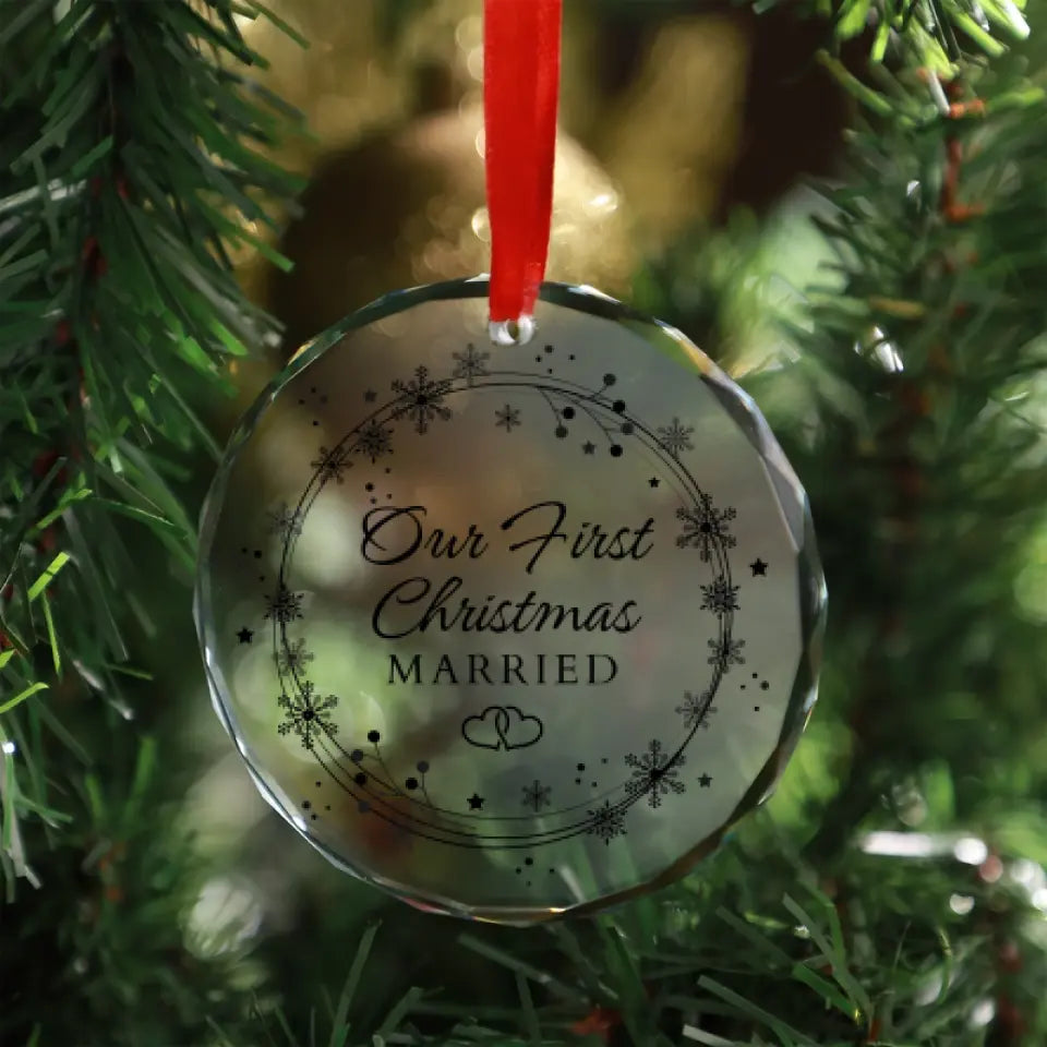 Our First Christmas Married Ornament