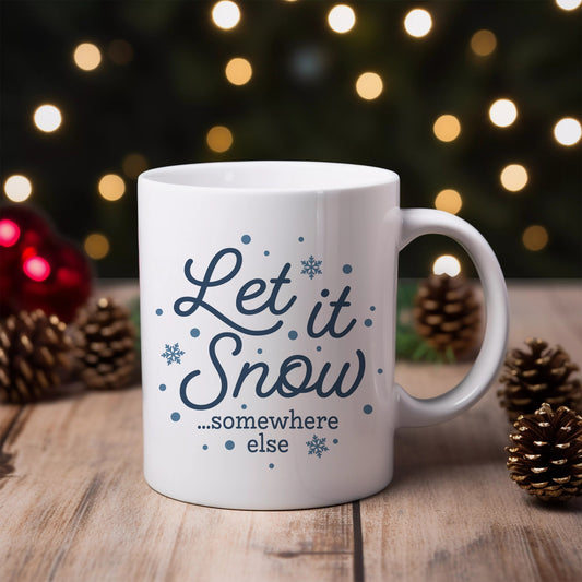 Let It Snow Ceramic Mug 11oz