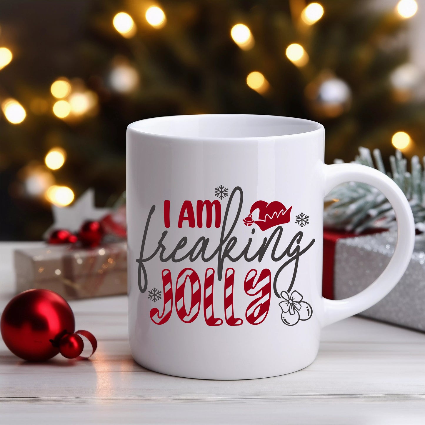 I am Freaking Jolly Ceramic Mug 11oz