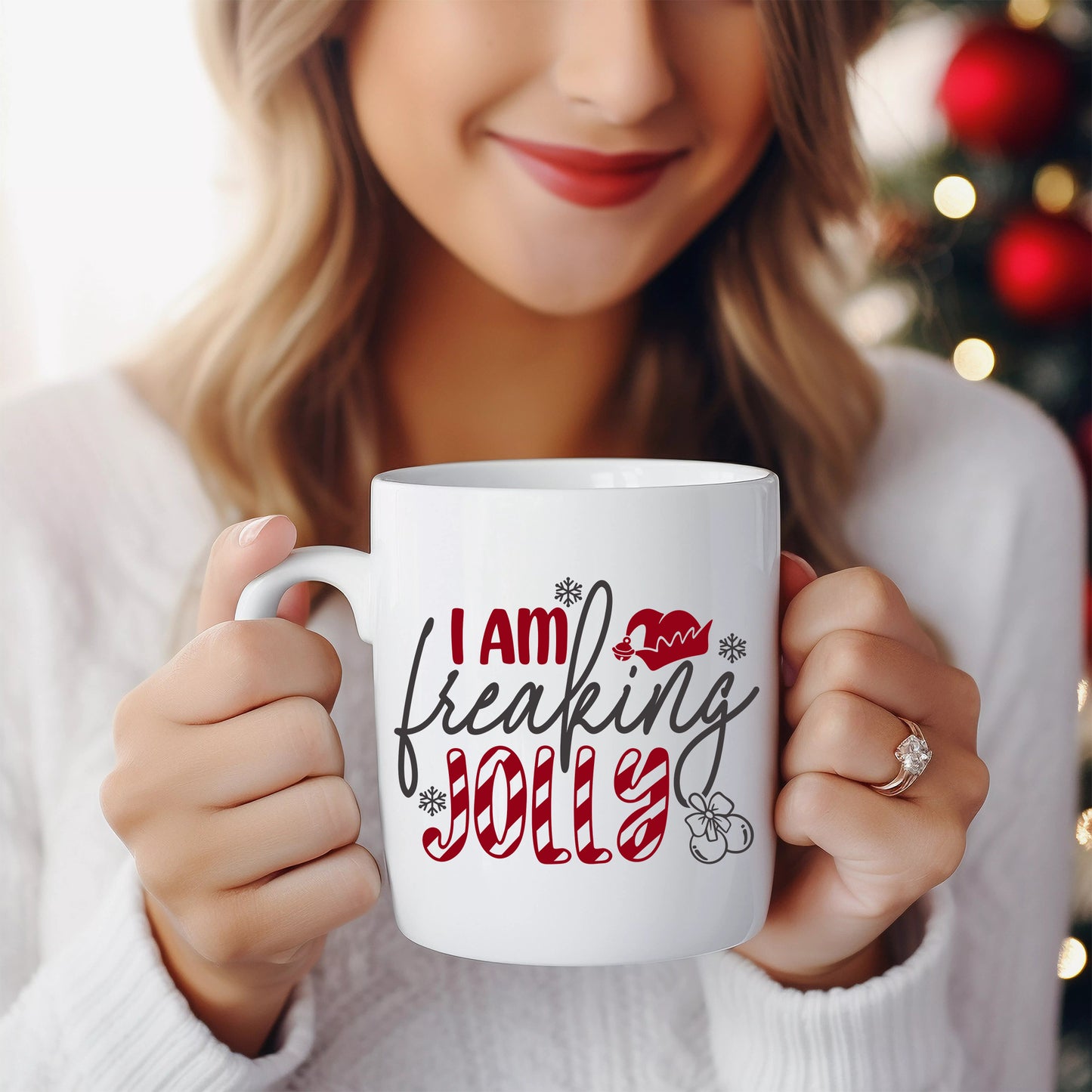 I am Freaking Jolly Ceramic Mug 11oz