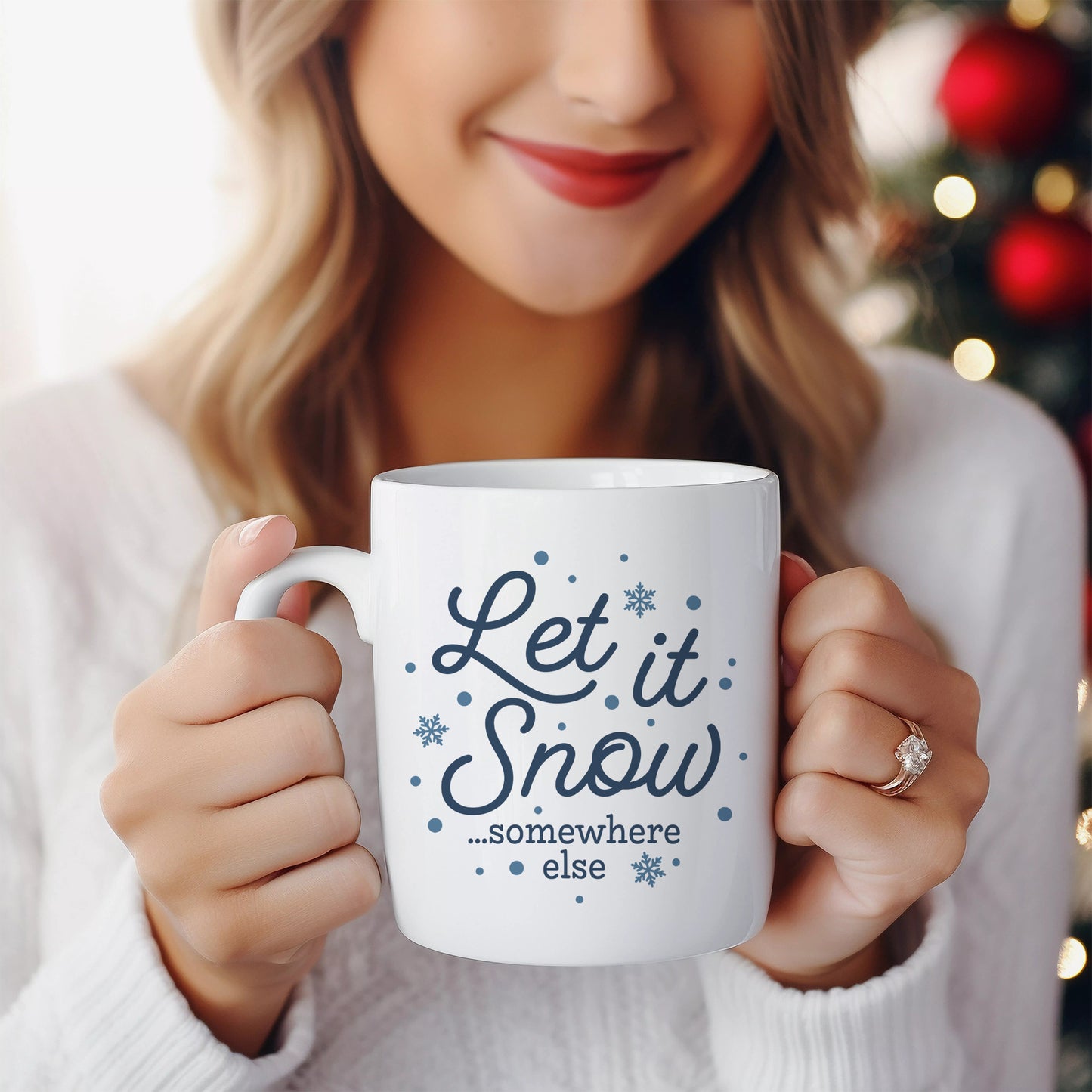 Let It Snow Ceramic Mug 11oz