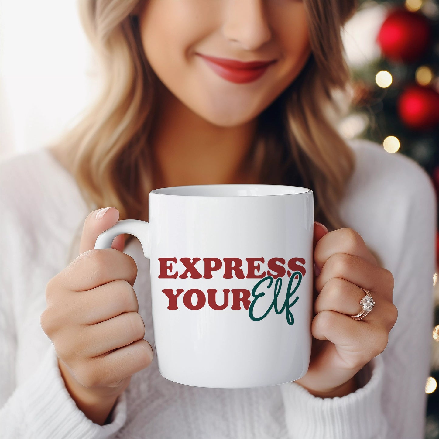 Express Your Elf Ceramic Mug 11oz