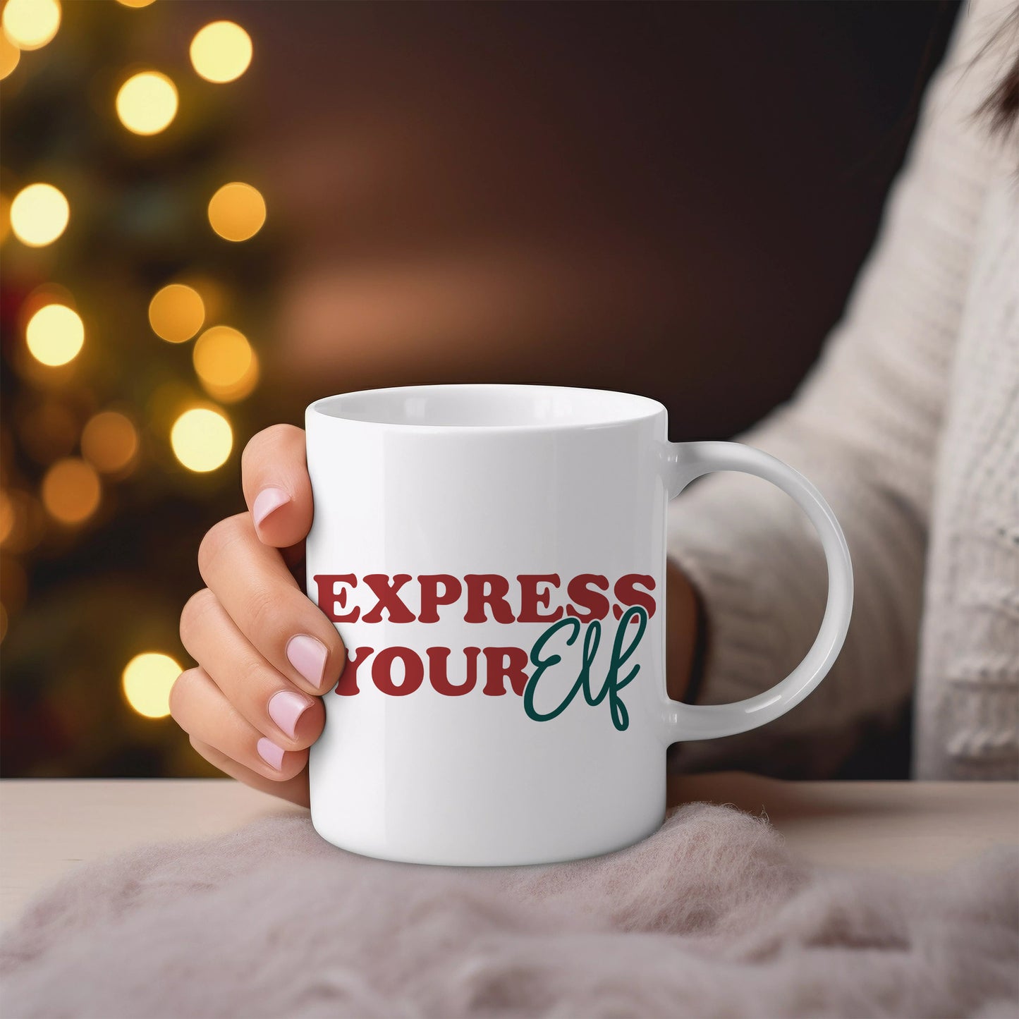 Express Your Elf Ceramic Mug 11oz