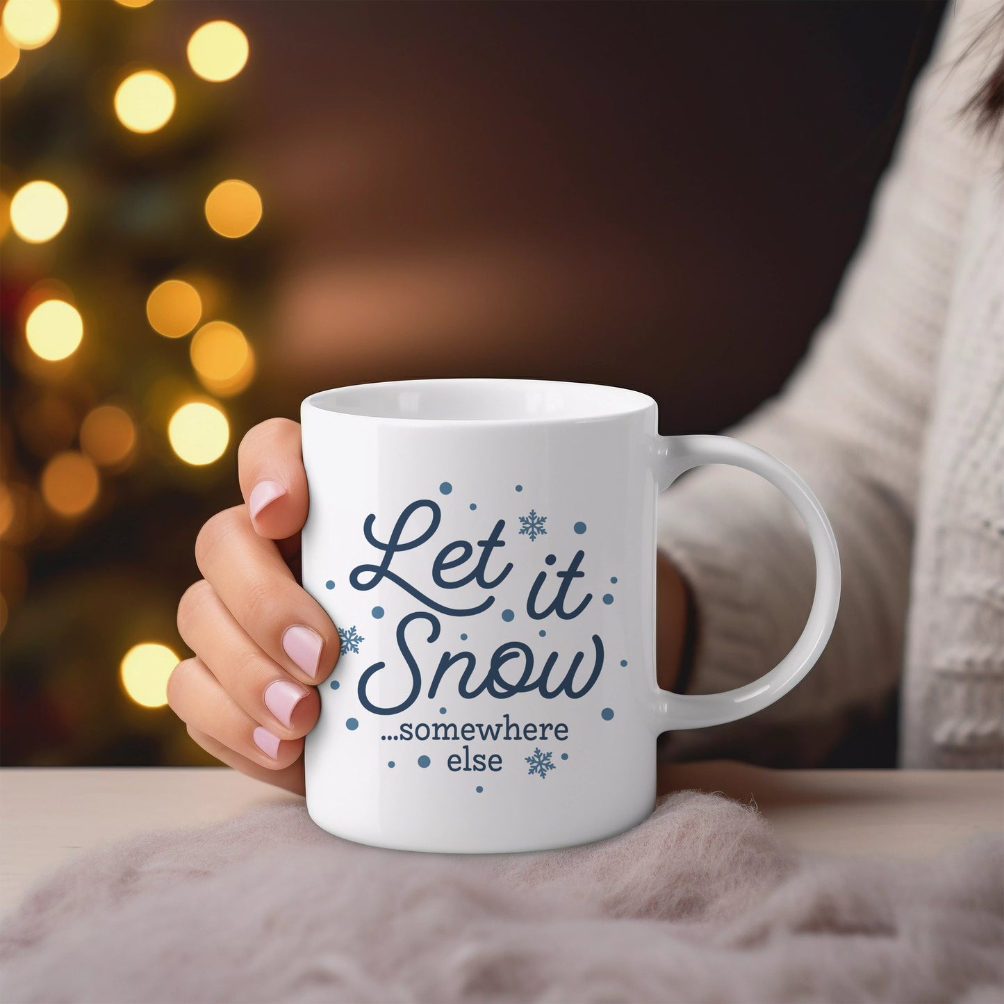 Let It Snow Ceramic Mug 11oz