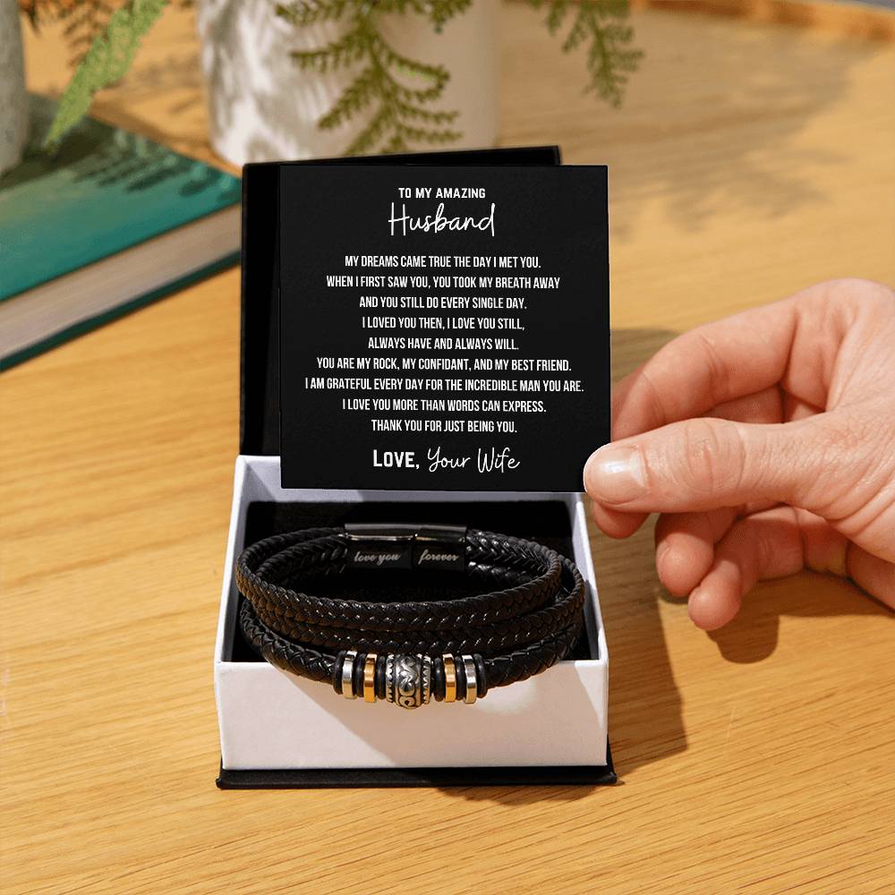 TO MY HUSBAND FROM WIFE - 1 - Bracelet