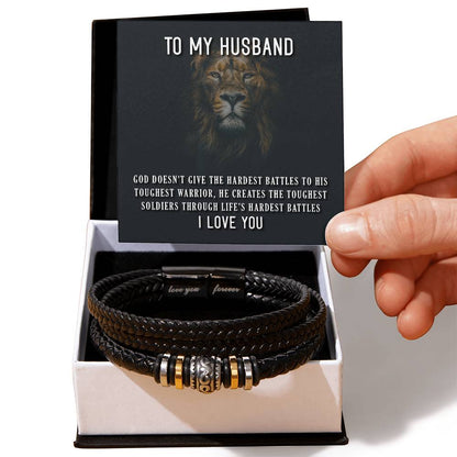 To my Husband, God creates the toughest soldiers through life's hardest battles. I love you