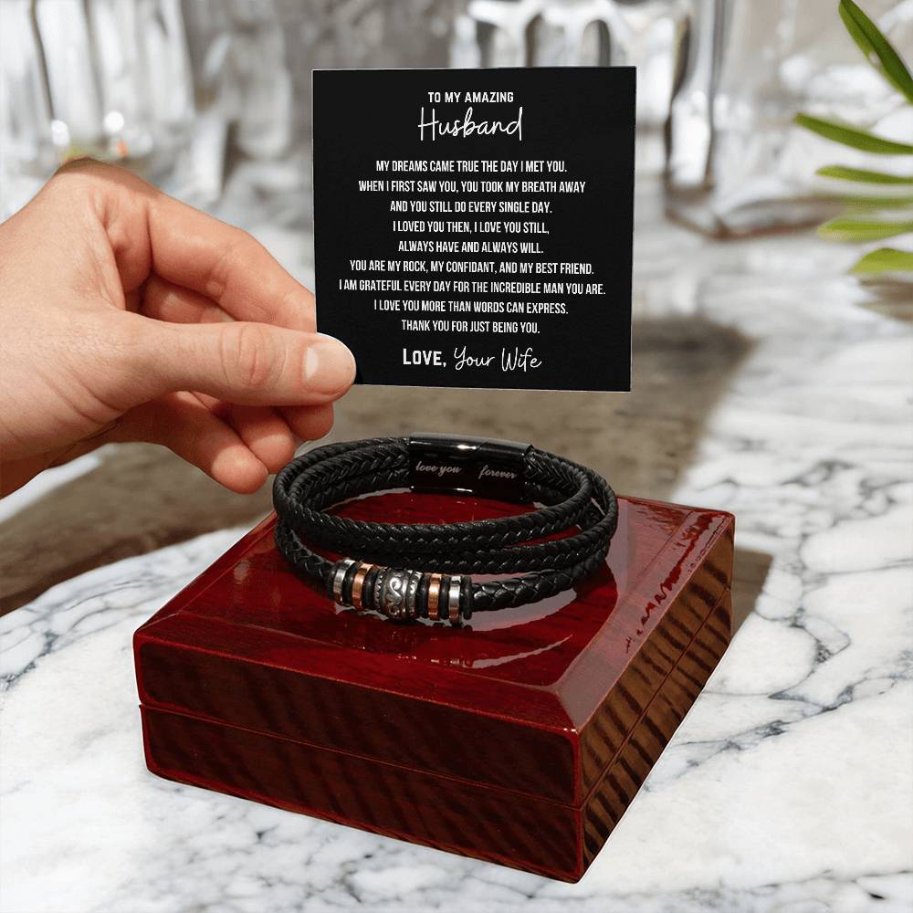 TO MY HUSBAND FROM WIFE - 1 - Bracelet