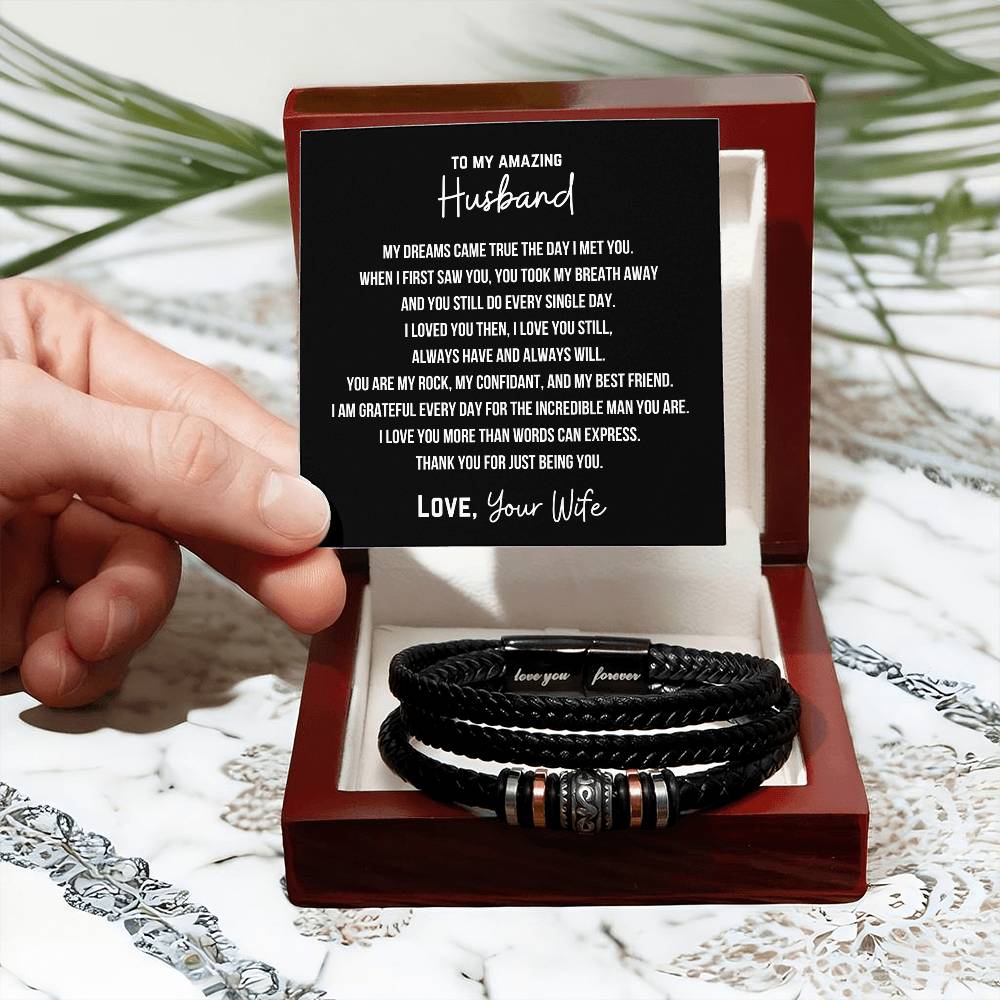 TO MY HUSBAND FROM WIFE - 1 - Bracelet