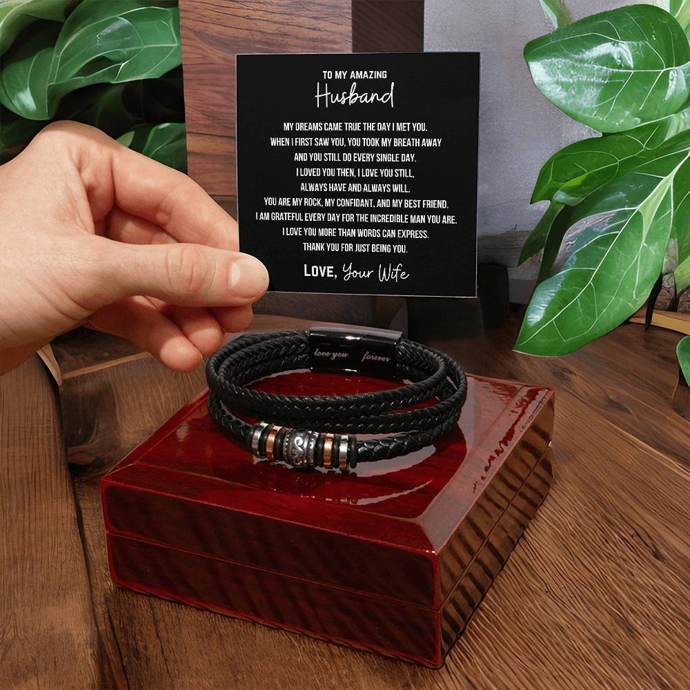 TO MY HUSBAND FROM WIFE - 1 - Bracelet