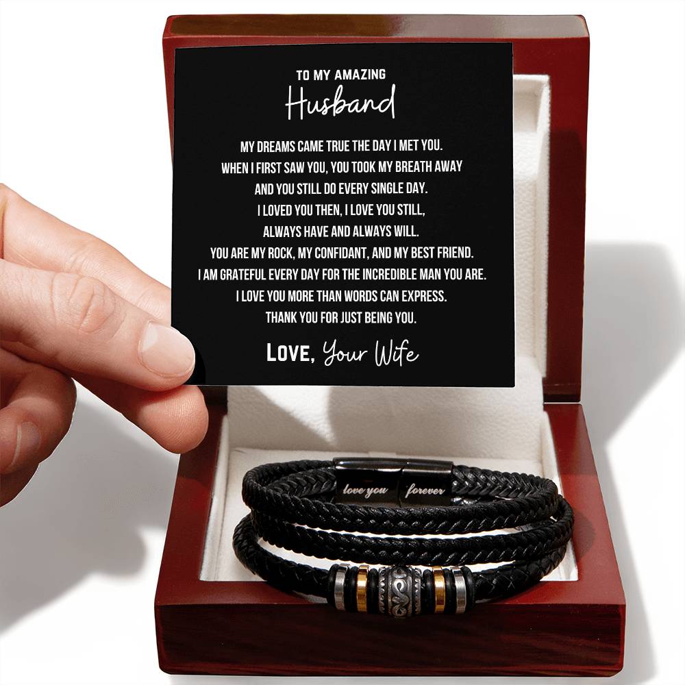 TO MY HUSBAND FROM WIFE - 1 - Bracelet