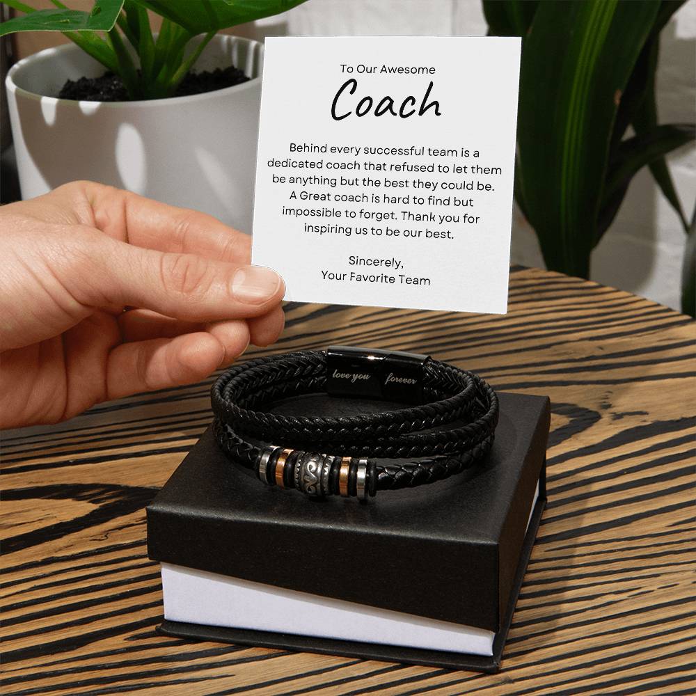 TO MY COACH - 1 - Bracelet