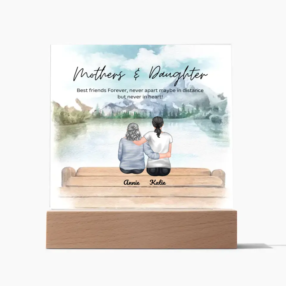 Mother and Daughter - Acrylic Plaque