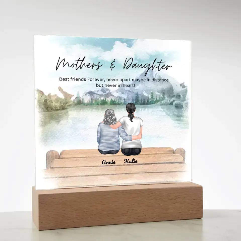 Mother and Daughter - Acrylic Plaque